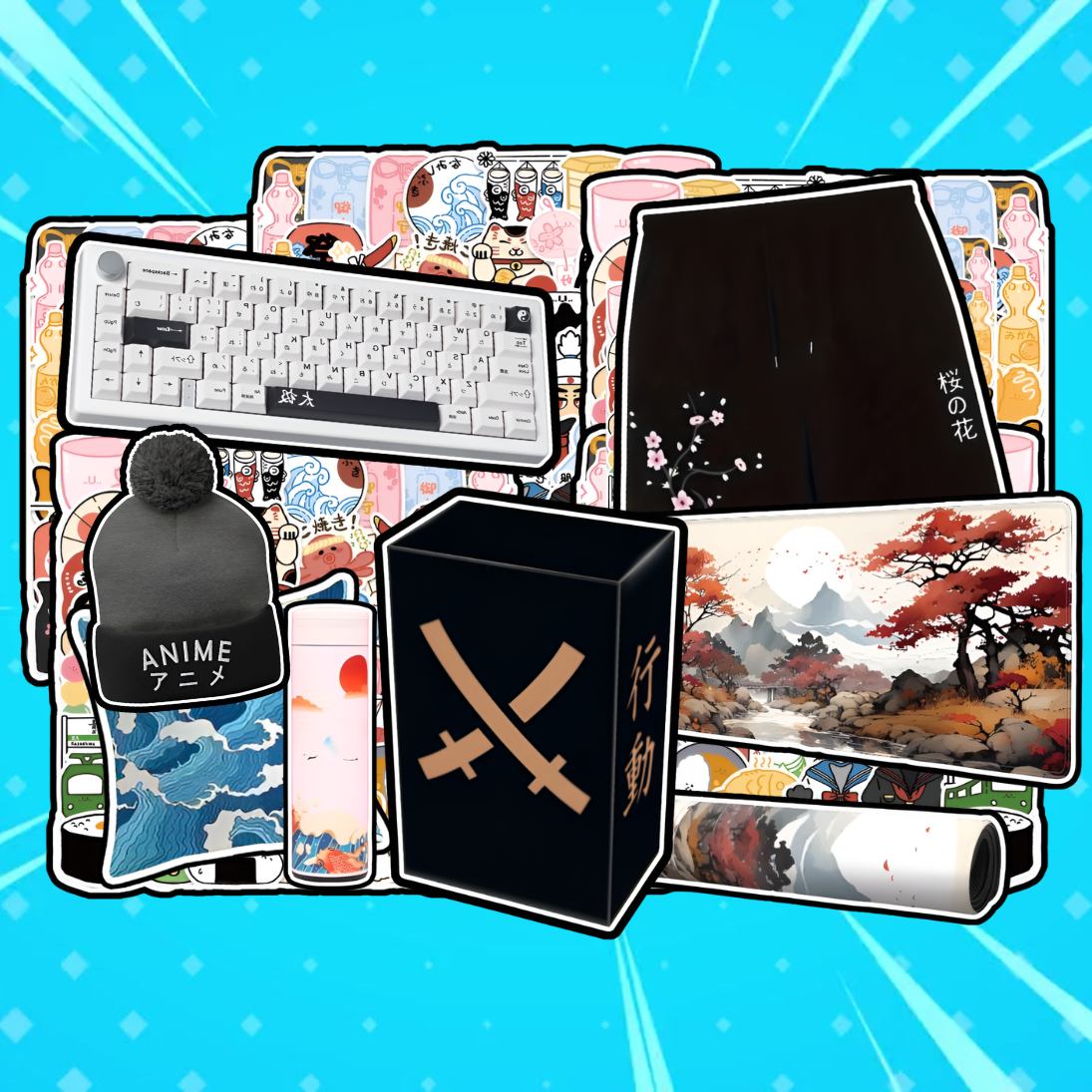 5 CUSTOM ANIME ITEMS BUNDLE