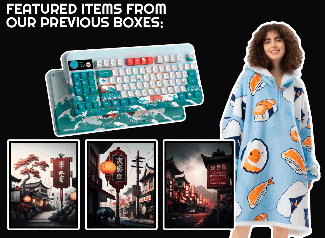 3 ANIME ITEMS & HOODIE BUNDLE