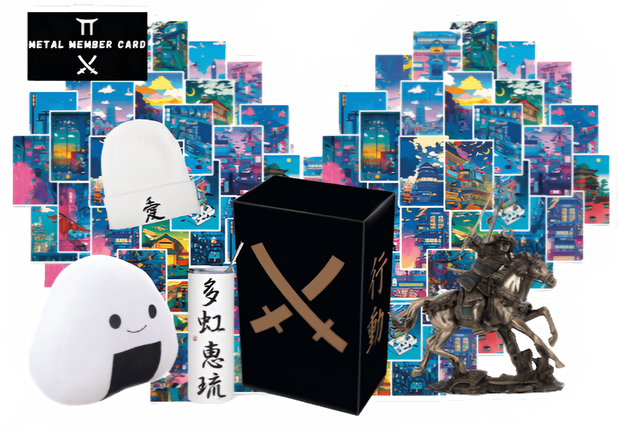1 FIGURE & 3 ANIME ITEMS BOX